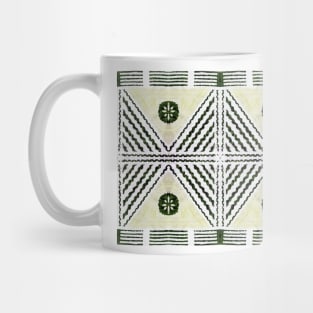 Fijian Tapa Cloth 40 by Hypersphere Mug